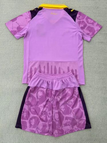 25-26 Dortmund Pink Goalkeeper Kids Soccer Jersey 1:1 Thai Quality