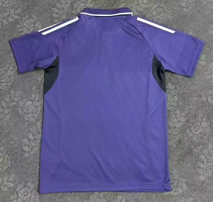 25-26 Man Utd Purple Polo Short Sleeve