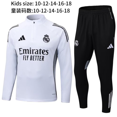 25-26 RMA High Quality Kids Half Pull Tracksuit