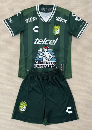 25-26 Leon Home Kids Soccer Jersey 1:1 Thai Quality
