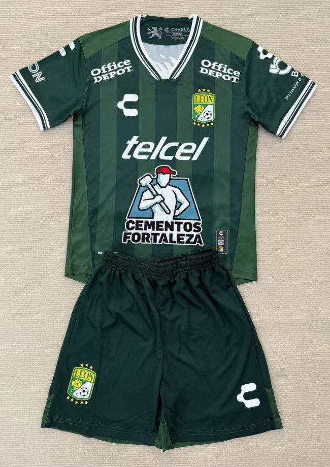 25-26 Leon Home Kids Soccer Jersey 1:1 Thai Quality