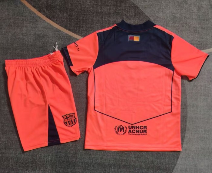 25-26 BAR Third Kids Soccer Jersey 1:1 Thai Quality