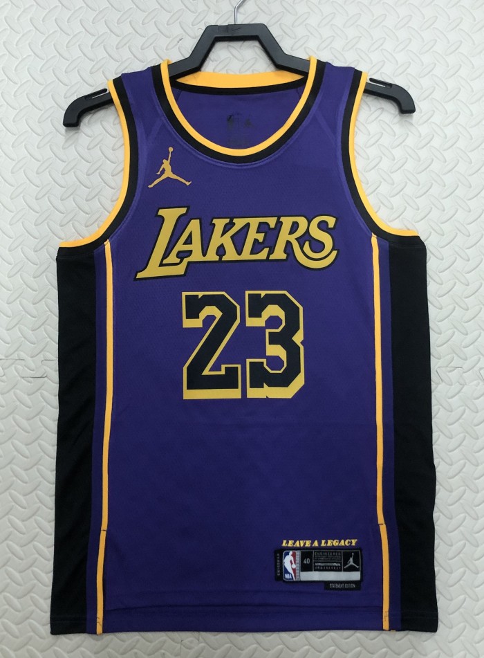 2023 Lakers Top Quality Hot Pressing NBA Jersey