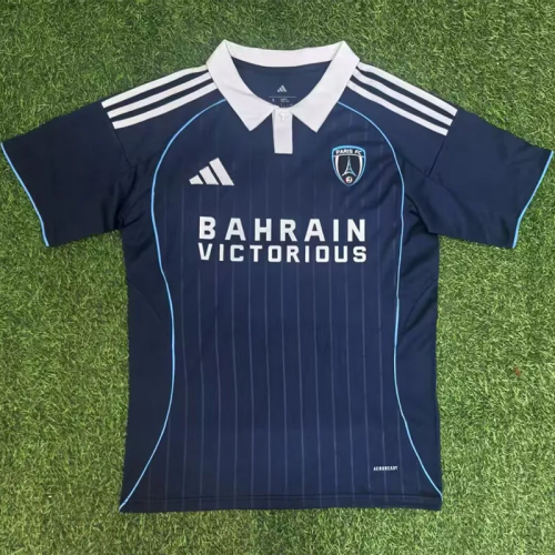 25-26 Paris FC Home Fans Soccer Jersey 1:1 Thai Quality