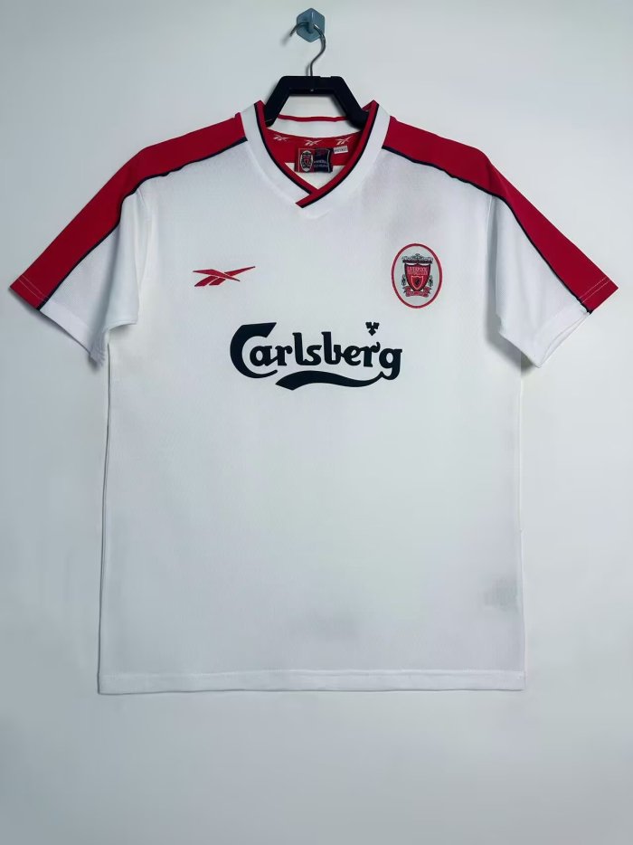 1998-1999 LIV Home Retro Soccer Jersey