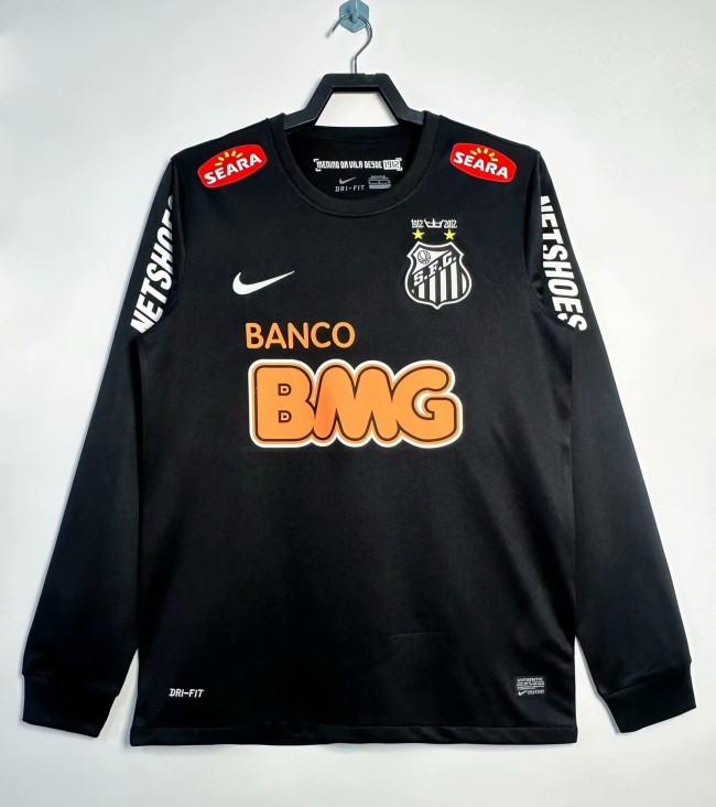 2012-2013 Santos FC Long sleeves Retro Soccer Jersey