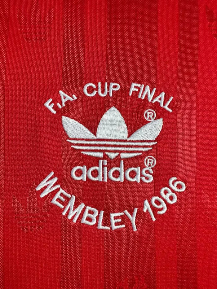 1986-1987 LIV Home Retro Soccer Jersey