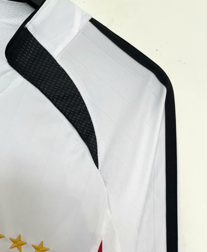 2006 Germany Home Long sleeves Retro Soccer Jersey