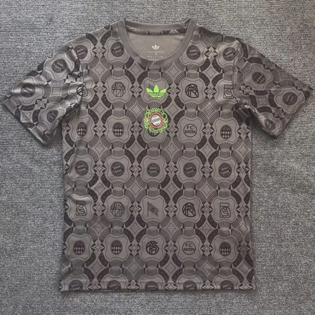 25-26 Bayern Grey Special Edition Training shirts 1:1 Thai Quality