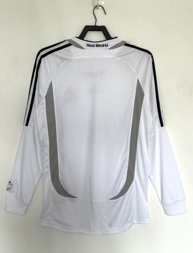 2006-2007 RMA Home Long Sleeve Retro Soccer Jersey
