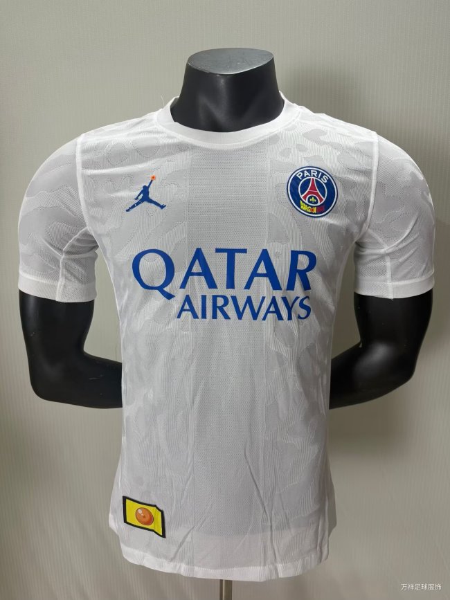 25-26 PSG White Special Edition Player Version Soccer Jersey 1:1 Thai Quality*七龙珠