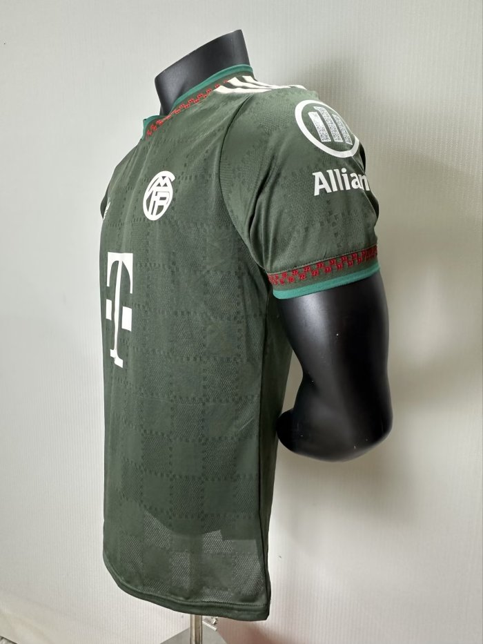 25-26 Bayern Green Special Edition Player Version Soccer Jersey 1:1 Thai Quality