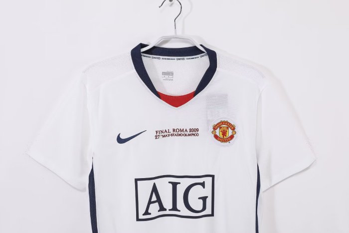 2008-2009 Man Utd Away Retro Soccer Jersey