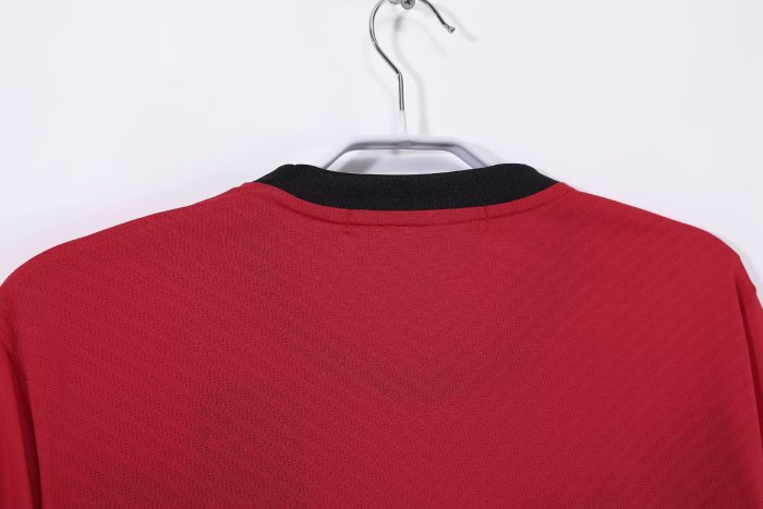 2010 Man Utd Home Long sleeves Retro Soccer Jersey