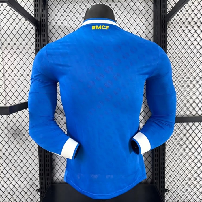 25-26 RMA Third Long Sleeve Player Version Soccer Jersey