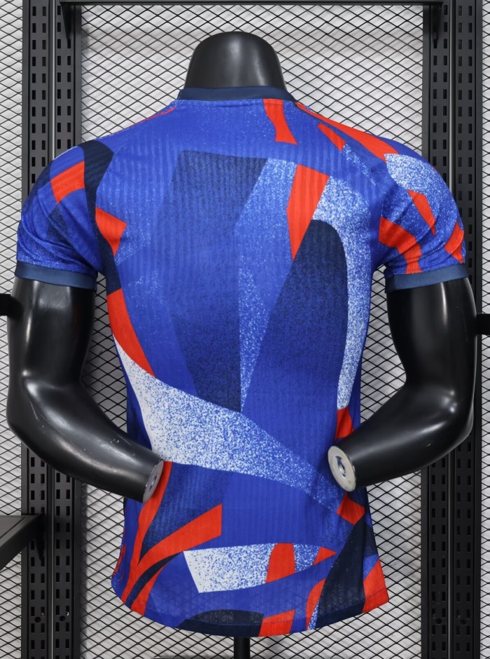 25-26 BAR Blue Special Edition Player Version Soccer Jersey 1:1 Thai Quality