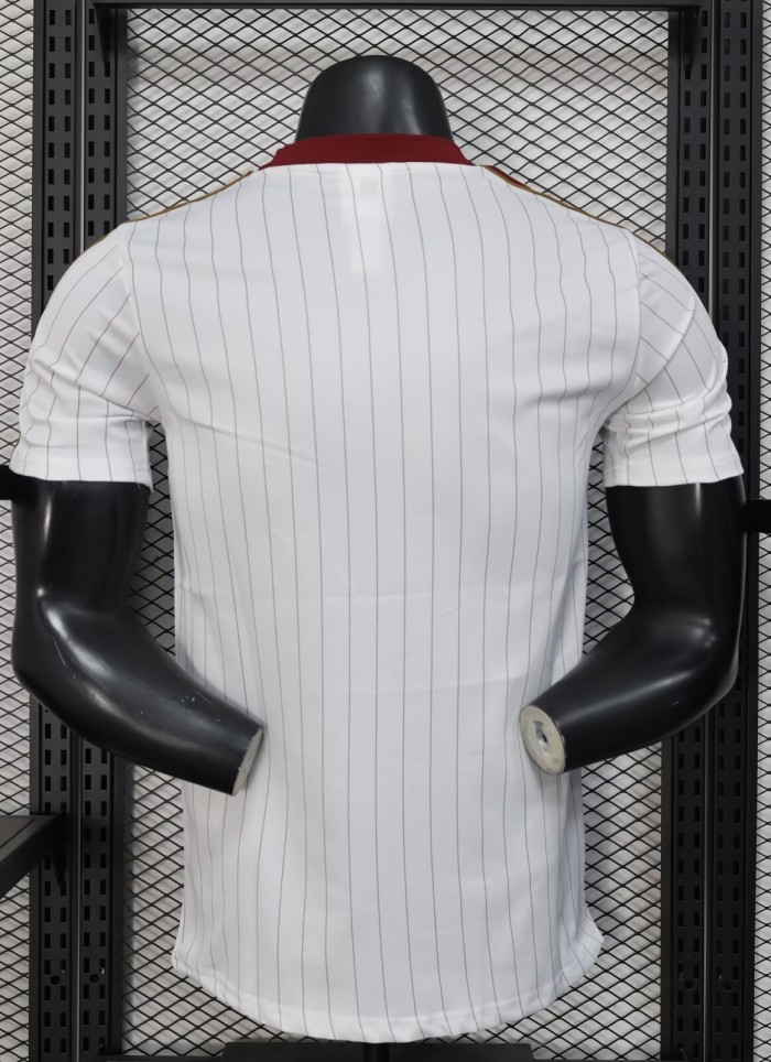 25-26 PSG White Special Edition Player Version Training shirts 1:1 Thai Quality