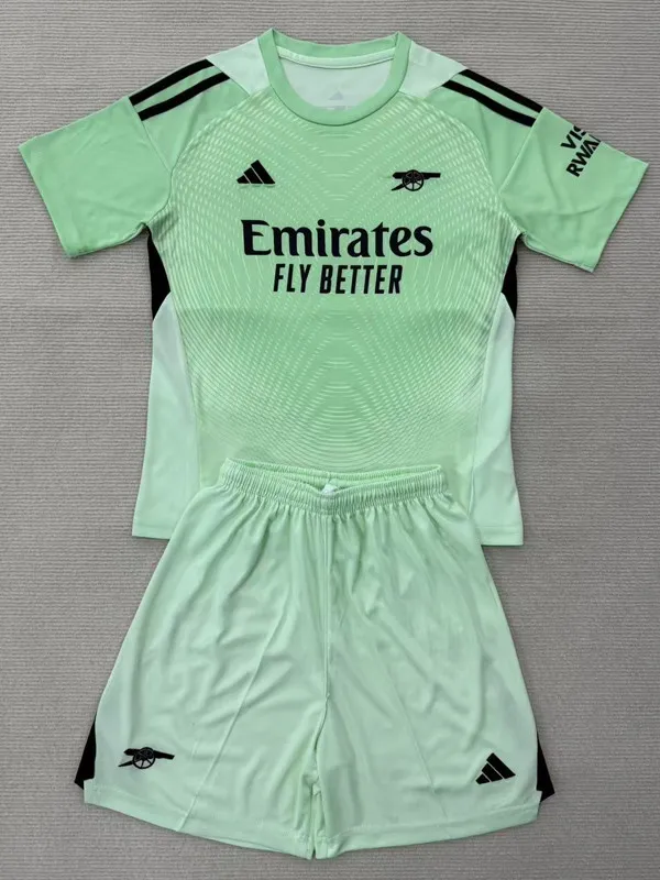 25-26 ARS Light Green GoalKeeper Adult Suit 1:1 Thai Quality
