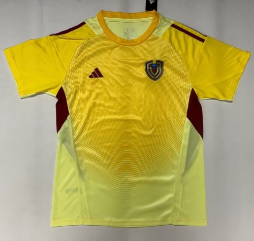 25-26 Venezuela Yellow Goalkeeper Fans Soccer Jersey 1:1 Thai Quality