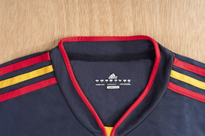 2010 Spain Away Royal Blue Retro Soccer Jersey