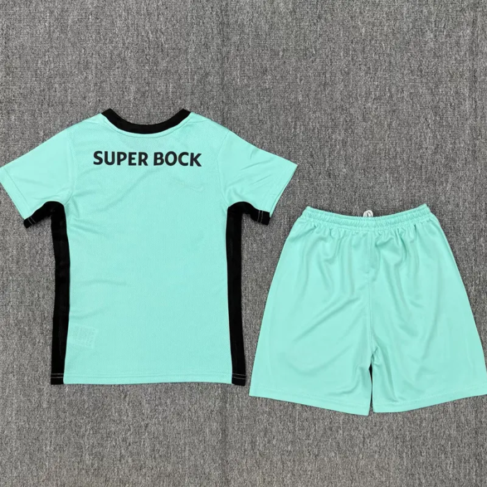 25-26 Sporting Lisbon Fourth Kids Soccer Jersey 1:1 Thai Quality
