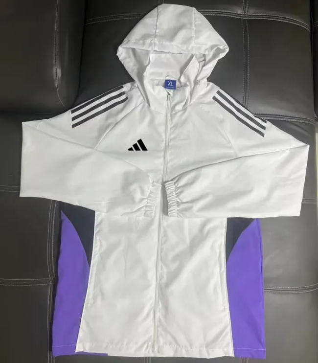 2025 AD White Windbreaker