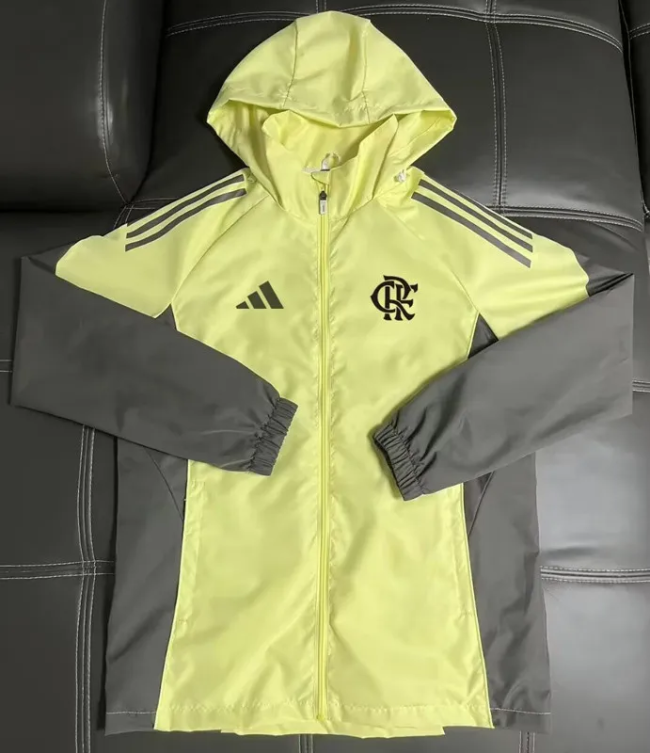 25-26 Flamengo Yellow Windbreaker