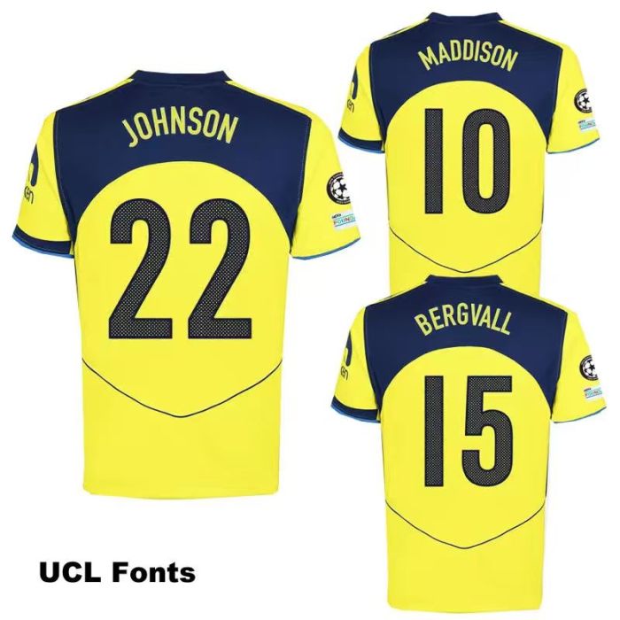 25-26 TOT Third Player Version Soccer Jersey 1:1 Thai Quality