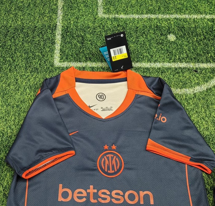 25-26 INT Third Kids Soccer Jersey 1:1 Thai Quality