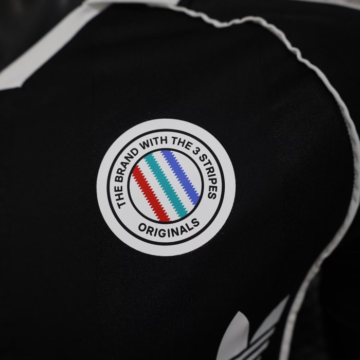 2025 AD Black Player Version Polo Short Sleeve 1:1 Thai Quality