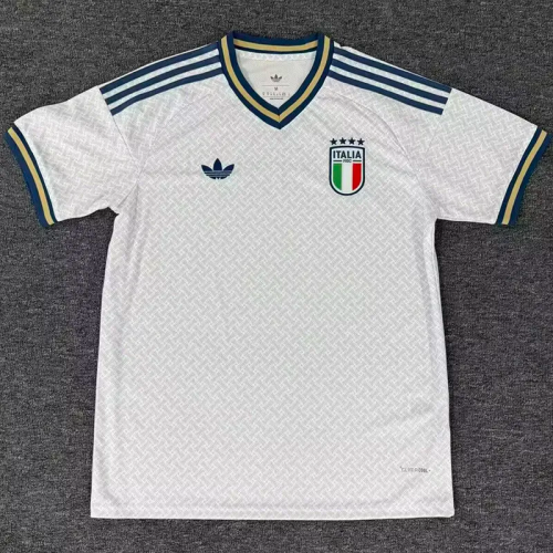 25-26 Italy Away Fans Soccer Jersey 1:1 Thai Quality