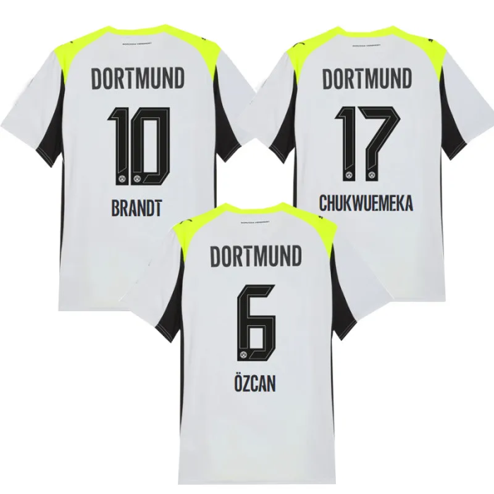 25-26 Dortmund Away Player Version Soccer Jersey 1:1 Thai Quality