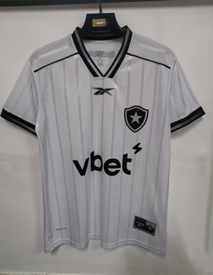 2025 Botafogo Third Fans Soccer Jersey 1:1 Thai Quality*带广告
