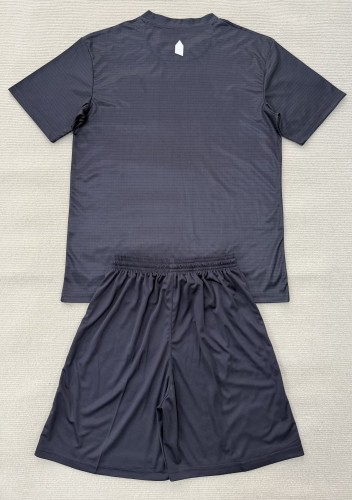 25-26 EVE Black Goalkeeper Kids Soccer Jersey 1:1 Thai Quality