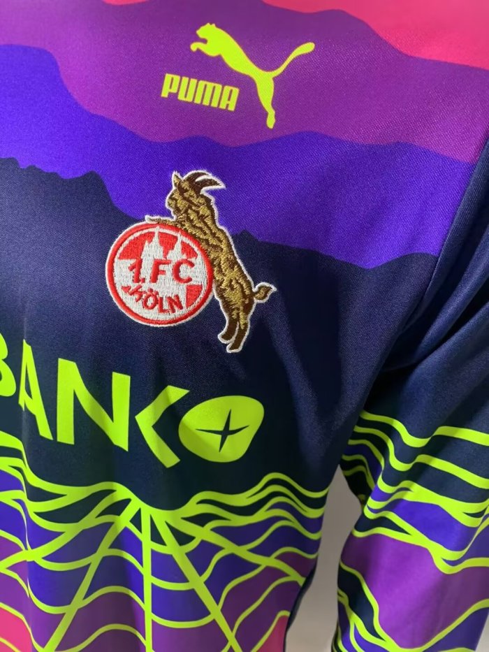 1991-1992 FC Köln Goalkeeper Long sleeves Retro Soccer Jersey