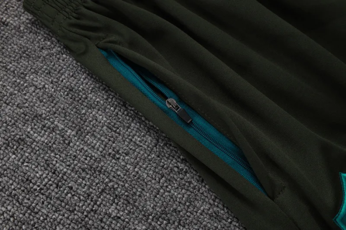 25-26 Fluminense High Quality Half Pull Tracksuit