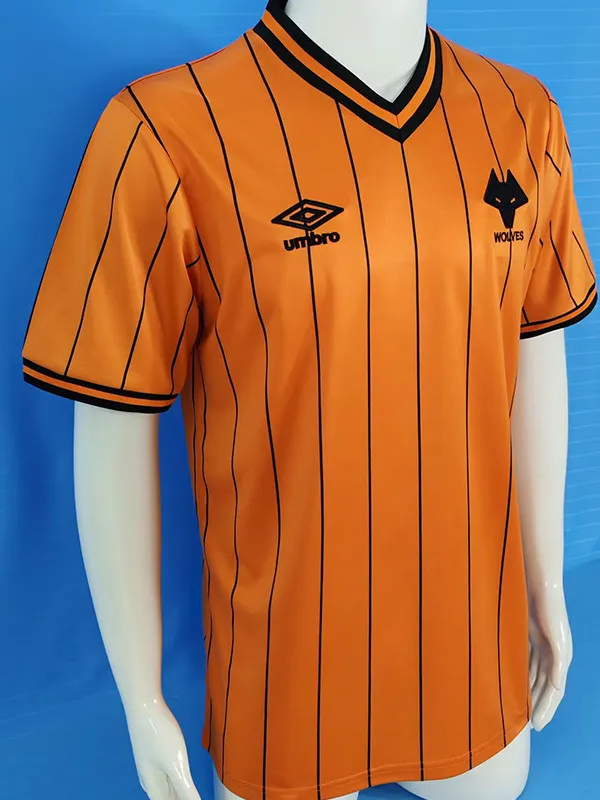 1985-1986 Wolves Home Retro Soccer Jersey