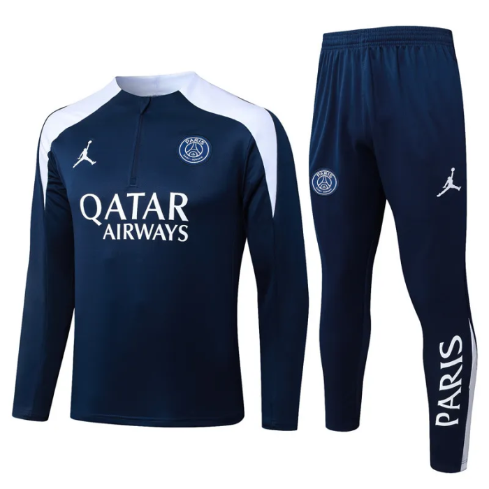 25-26 PSG High Quality Half Pull Tracksuit