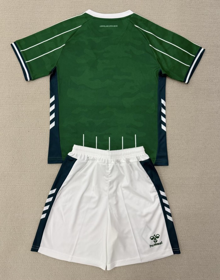 25-26 Werder Bremen Home Kids Soccer Jersey