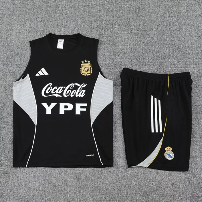 25-26 Argentina High quality Tank Top And Shorts Suit