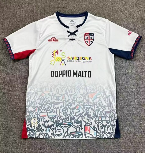 25-26 Cagliari Away Fans Soccer Jersey