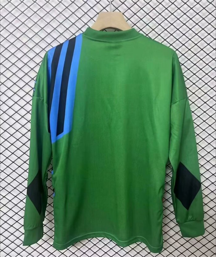 1992-1993 Man Utd GoalKeeper Long Sleeves Retro Soccer Jersey