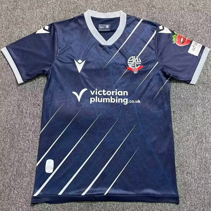 25-26 Bolton Wanderers Away Fans Soccer Jersey