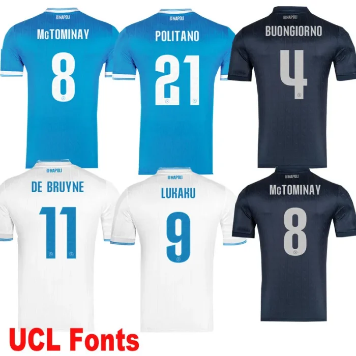 25-26 Napoli UEFA CL Third Player Version Soccer Jersey (欧冠版)