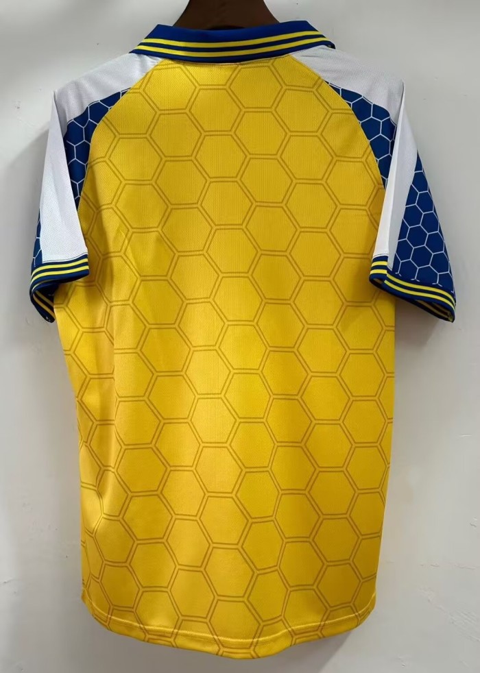 1998 Ukraine Home Retro Soccer Jersey