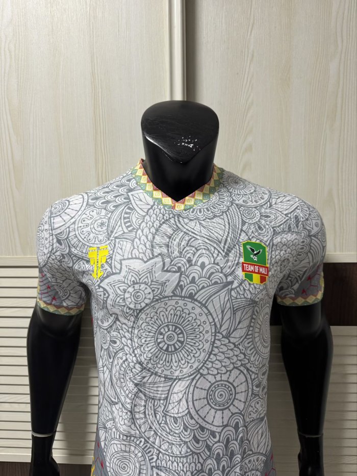 25-26 Mali White Special Edition Player Version Soccer Jersey
