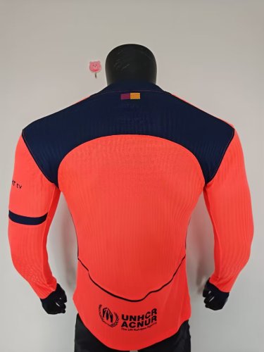 25-26 BAR Third Long Sleeve Player Version Soccer Jersey (长袖球员)
