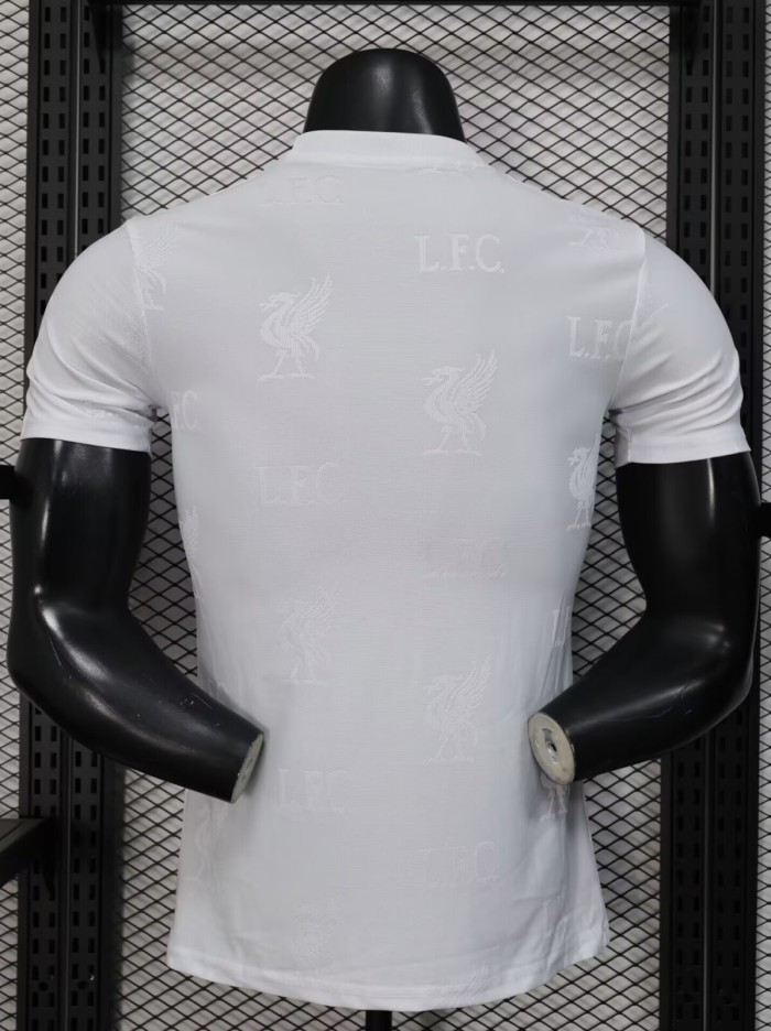 25-26 LIV White Special Edition Player Version Soccer Jersey