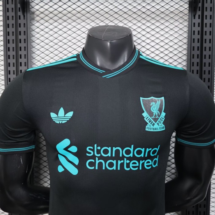 25-26 LIV Black Special Edition Player Version Soccer Jersey
