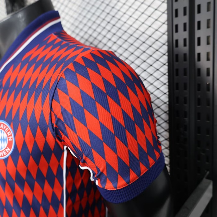 25-26 Bayern Red Blue Casual Edition Player Version Training shirts